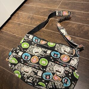 Colorful Print Shoulder Bag